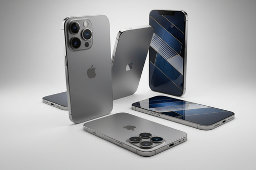 genere une image avec plusieur iphone 16 pro 